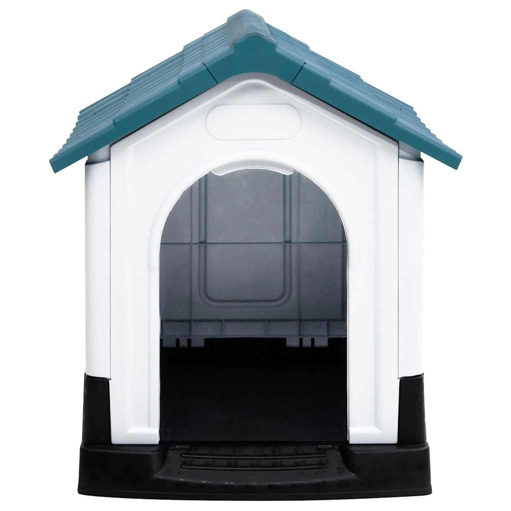 vidaXL Dog Kennel Blue 57x68x66 cm Polypropylene