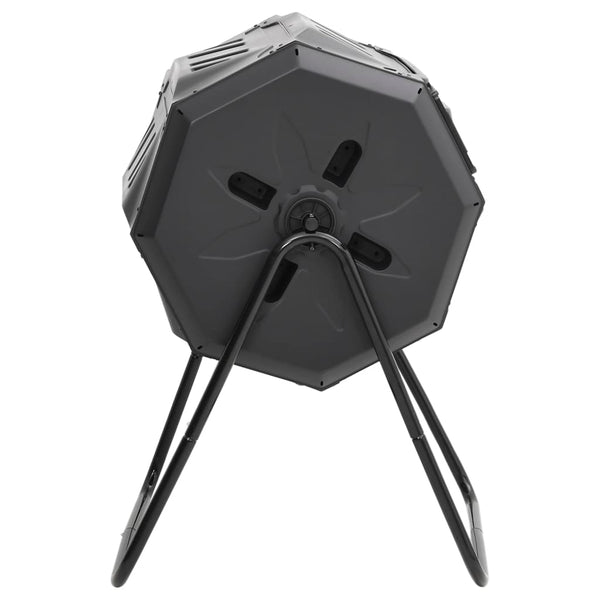 vidaXL Garden Compost Bin Black 73x64x95 cm 160 L