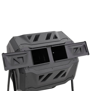 vidaXL Garden Compost Bin Black 73x64x95 cm 160 L