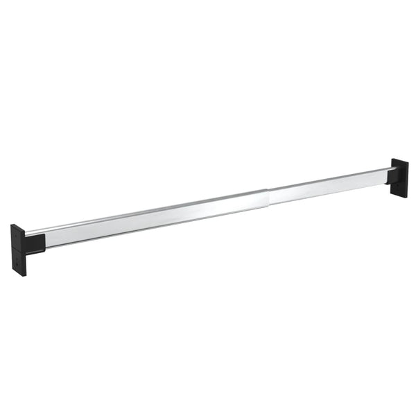 vidaXL Telescopic Wardrobe Rails 4 pcs. Silver 58-100 cm