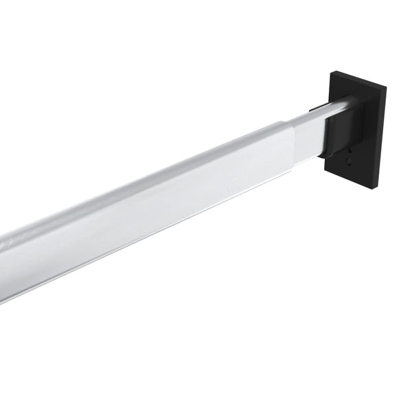 vidaXL Telescopic Wardrobe Rails 4 pcs. Silver 58-100 cm