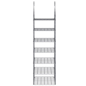 vidaXL Hanging Organizers for Wardrobes with 7 Compartments Each, 2 pcs