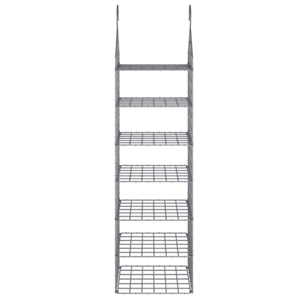 vidaXL Hanging Organizers for Wardrobes with 7 Compartments Each, 2 pcs