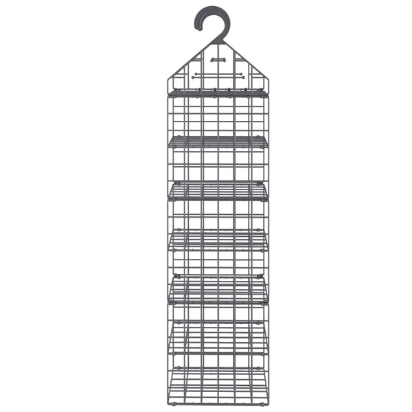 vidaXL Hanging Organizers for Wardrobes with 7 Compartments Each, 2 pcs
