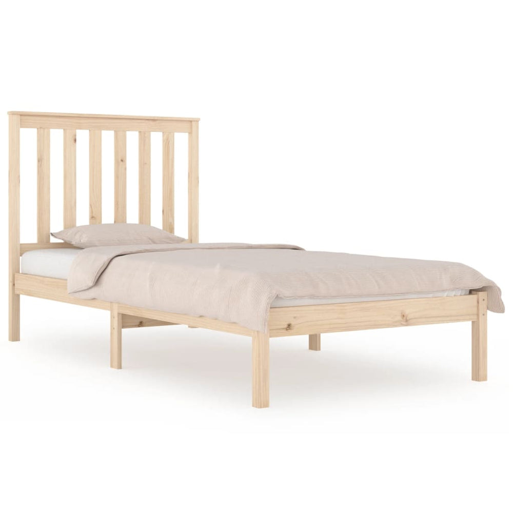 vidaXL Solid Wood Bed Frame without Mattress