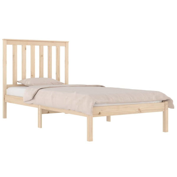 vidaXL Solid Wood Bed Frame without Mattress