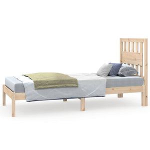 vidaXL Solid Wood Bed Frame without Mattress