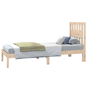vidaXL Solid Wood Bed Frame without Mattress