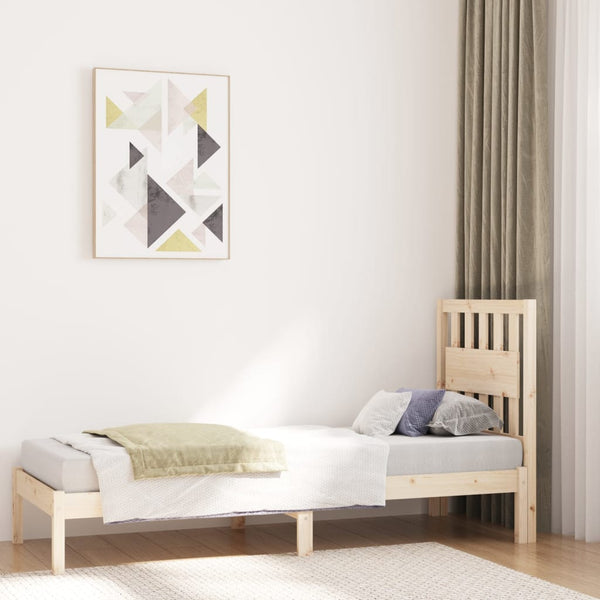 vidaXL Solid Wood Bed Frame without Mattress
