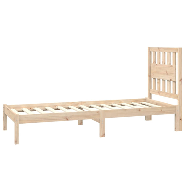 vidaXL Solid Wood Bed Frame without Mattress