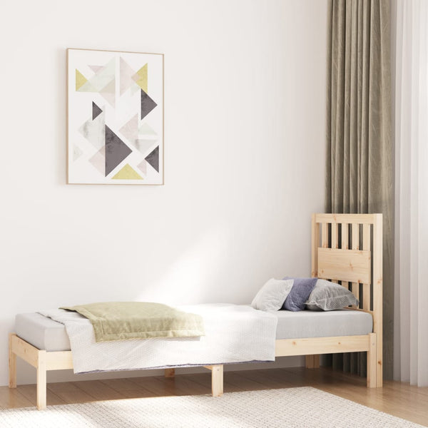 vidaXL Solid Wood Bed Frame without Mattress
