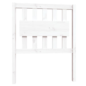 vidaXL Solid Wood Bed Frame without Mattress White