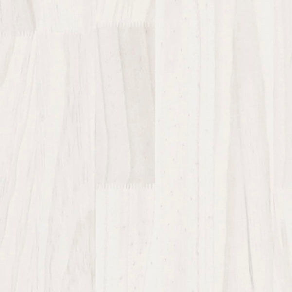 vidaXL Solid Pine Bed White 140x190 cm