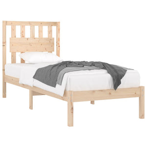 vidaXL Solid Pine Bed 100x200 cm