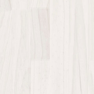 vidaXL Solid Pine Bed White 140x200 cm