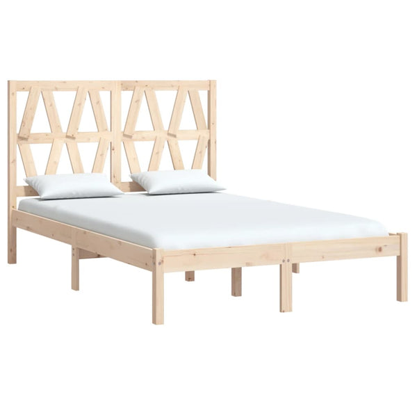 vidaXL Solid Pine Bed 120x200 cm