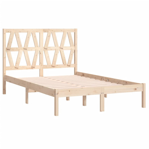 vidaXL Solid Pine Bed 120x200 cm