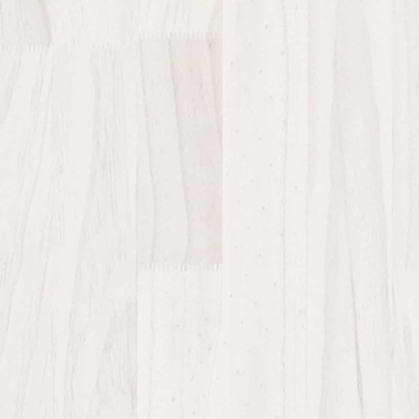 vidaXL Solid Wood Bed White Pine 120x200 cm