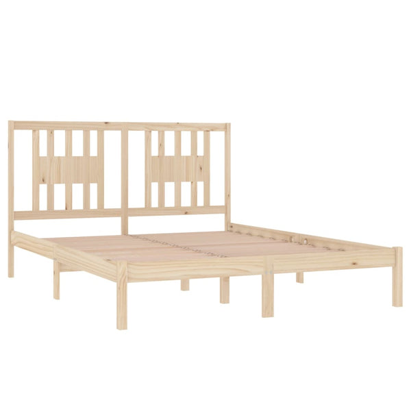 vidaXL Solid Pine Bed 160x200 cm