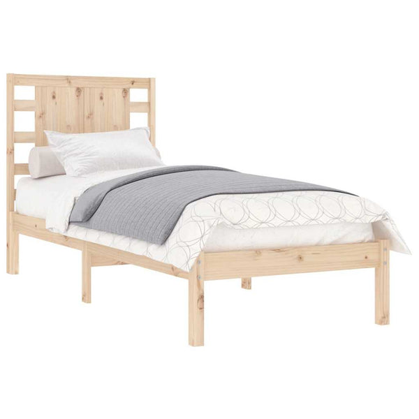 vidaXL Solid Wood Bed 90x190 cm