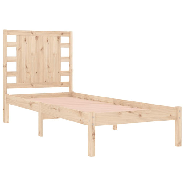 vidaXL Solid Wood Bed 90x190 cm