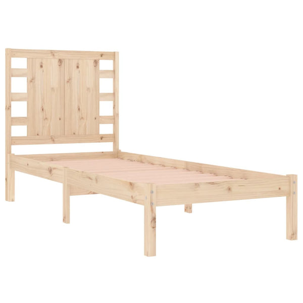 vidaXL Solid Pine Bed Frame without Mattress 90x200cm
