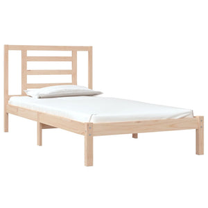 vidaXL Solid Wood Bed Frame without Mattress 90x190 cm Pine