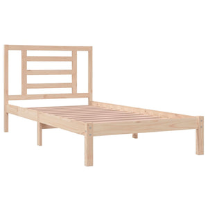 vidaXL Solid Wood Bed Frame without Mattress 90x190 cm Pine
