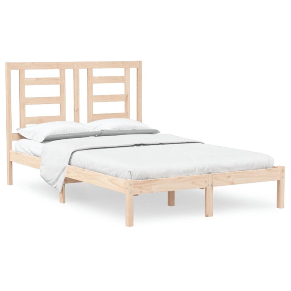 vidaXL Solid Wood Bed 120x190 cm