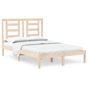 vidaXL Solid Wood Bed 120x190 cm