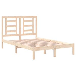 vidaXL Solid Wood Bed 120x190 cm