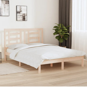 vidaXL Solid Wood Bed Frame without Mattress 160x200 cm Pine Wood