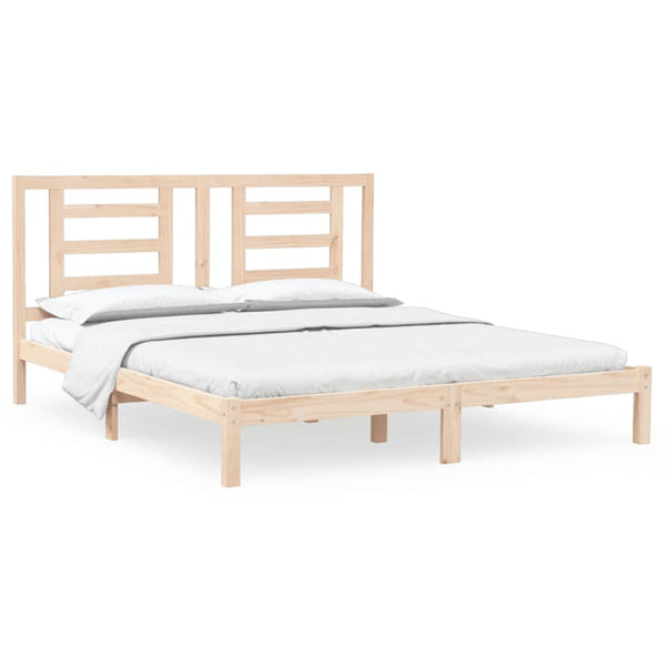 vidaXL Solid Wood Bed 180x200 cm