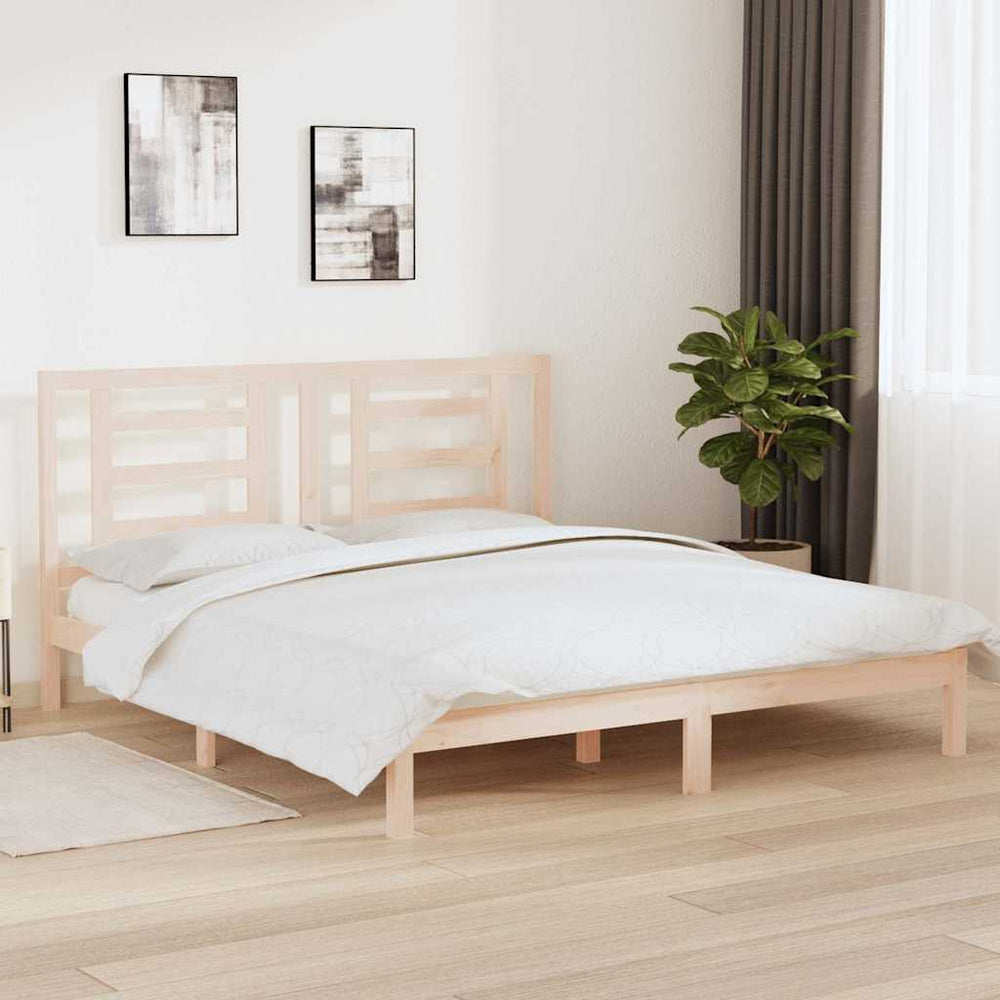 vidaXL Solid Wood Bed 180x200 cm
