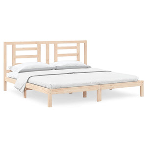 vidaXL Solid Wood Bed Frame without Mattress 200x200 cm Pine