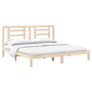 vidaXL Solid Wood Bed Frame without Mattress 200x200 cm Pine