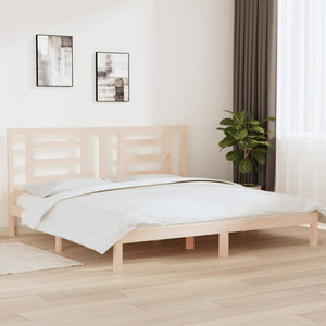 vidaXL Solid Wood Bed Frame without Mattress 200x200 cm Pine