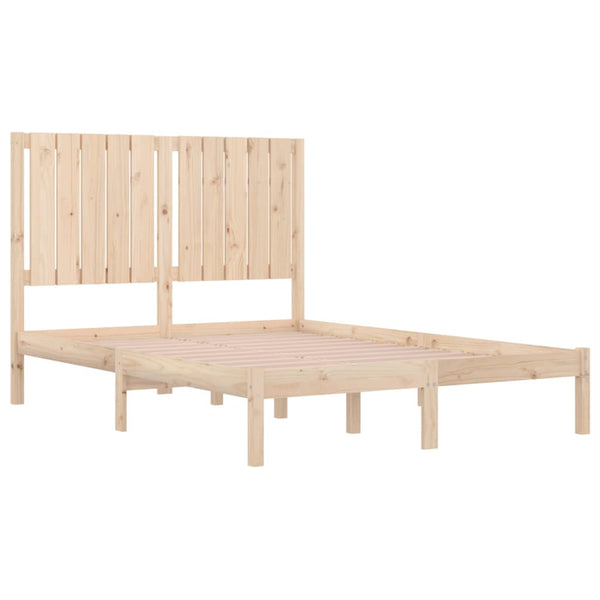 vidaXL Solid Wood Bed 120x190 cm