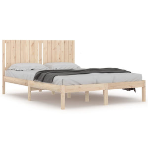 vidaXL Solid Wood Bed Frame without Mattress 160x200 cm Pine Wood
