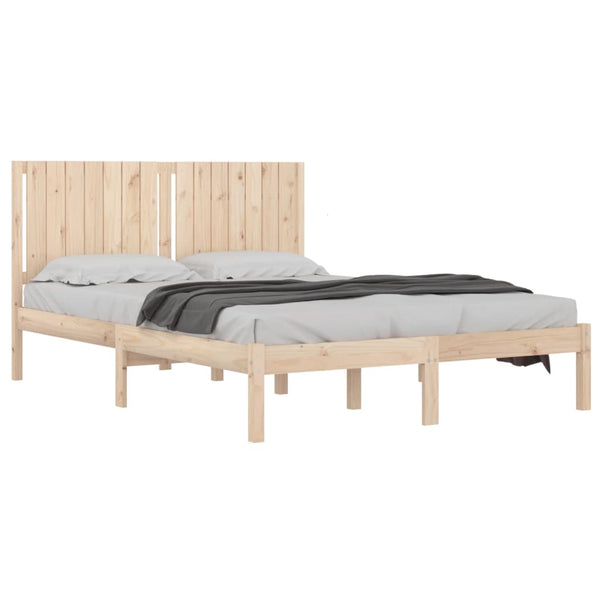 vidaXL Solid Wood Bed Frame without Mattress 160x200 cm Pine Wood