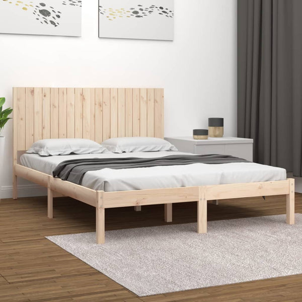vidaXL Solid Wood Bed 180x200 cm