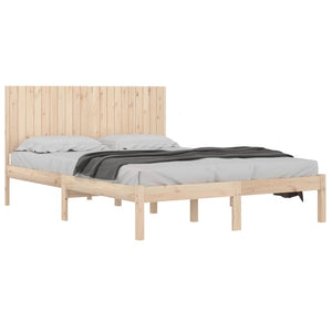 vidaXL Solid Wood Bed Frame without Mattress 200x200 cm Pine