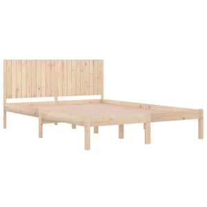 vidaXL Solid Wood Bed Frame without Mattress 200x200 cm Pine