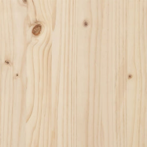 vidaXL Solid Pine Wood Bed 140x190 cm