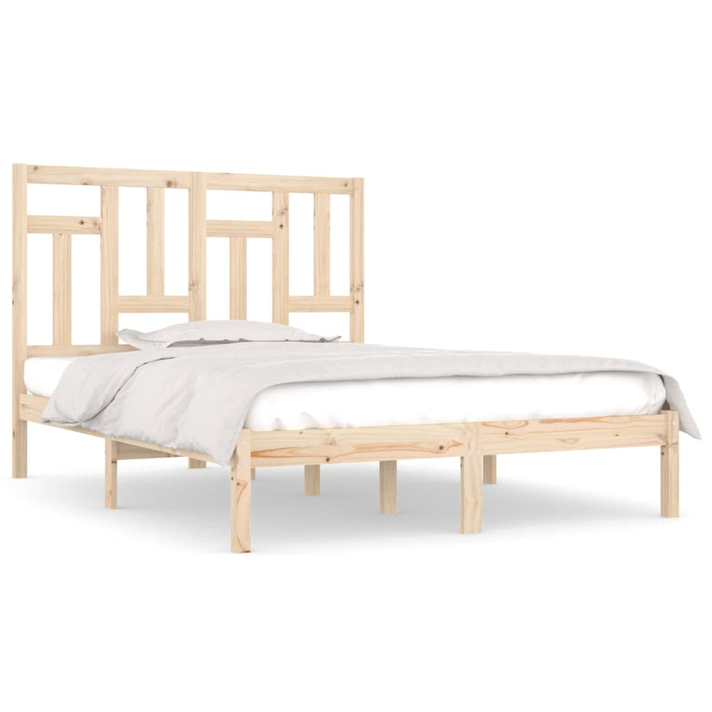 vidaXL Solid Wood Bed Frame without Mattress 160x200 cm Pine Wood