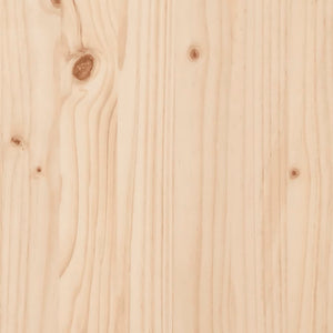 vidaXL Solid Wood Bed 75x190 cm
