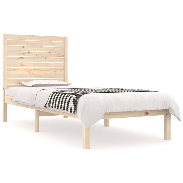 vidaXL Solid Wood Bed 90x190 cm