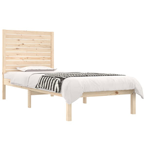 vidaXL Solid Wood Bed 90x190 cm