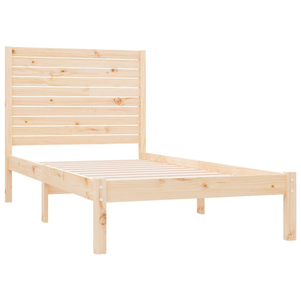vidaXL Solid Wood Bed 90x200 cm