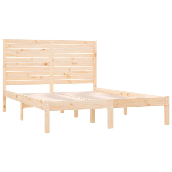 vidaXL Solid Wood Bed 120x200 cm